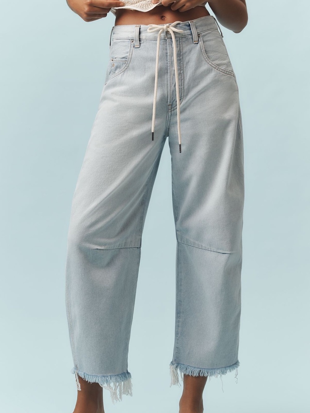 Ética Quinn High-Rise Relaxed Barrel Jeans via ANTROPOLOGIE